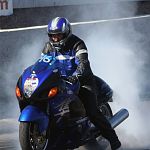 Black Blue Busa Burnout