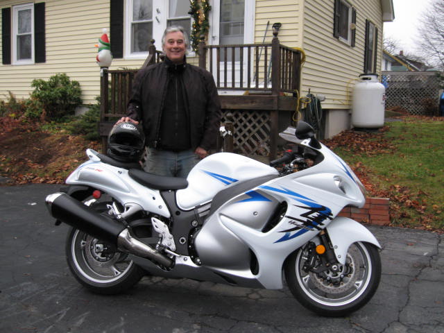 Alakso with his '09 Suzuki Hayabusa Motorcycle.JPG