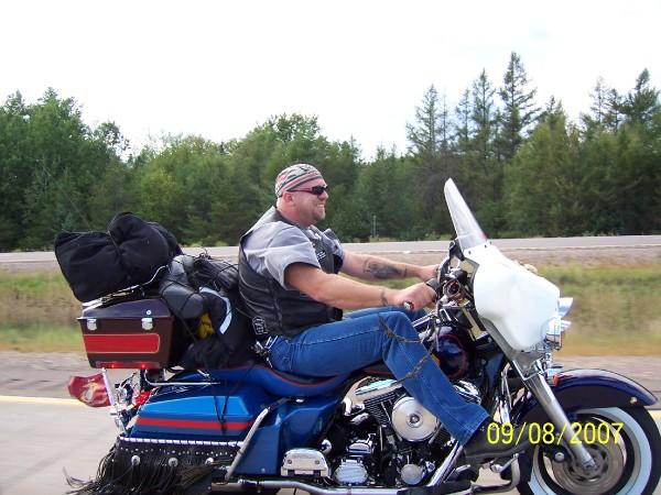 Fire on his bagger.jpg