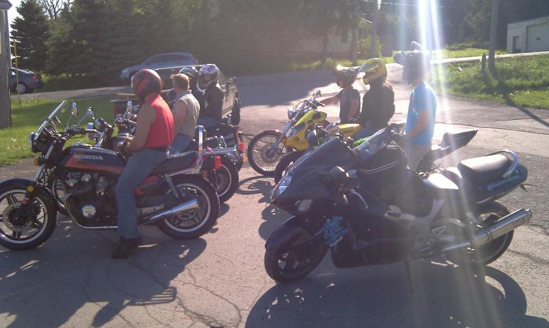 meeting up for the miracle ride.jpg