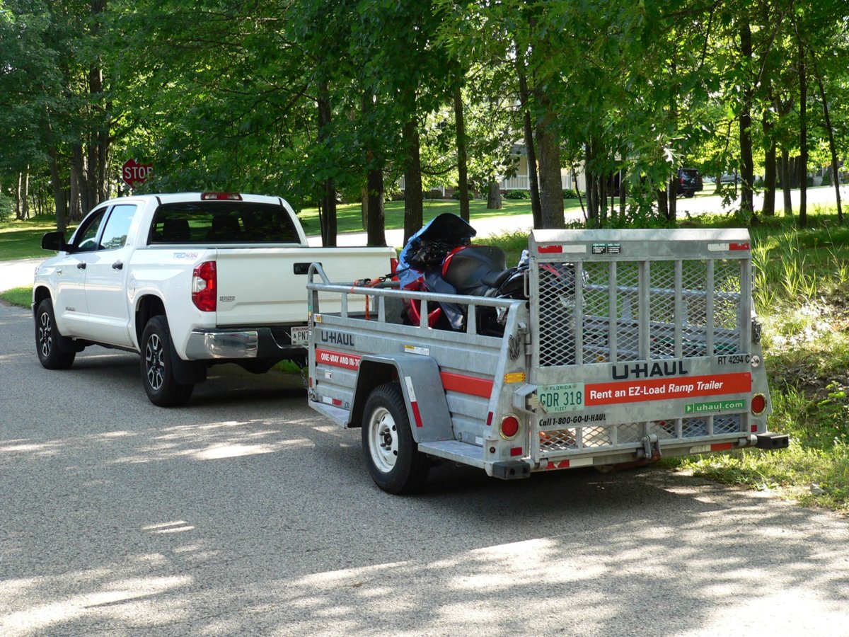 Pit Bull Trailer Restraint Platform for U-Haul Trailer