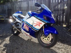 1999 Hayabusa "GSXR Slabside Tribute".