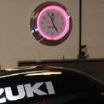 Post-6-17618-pink Clock